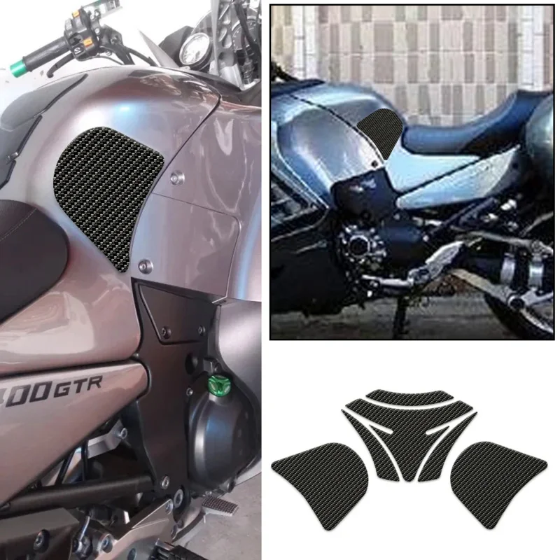 

Anti-Slip Motorcycle Tank Side Stickers for Kawasaki GTR 1400 2010 to 2021 Concours 14 1400 10-21 ZG1400 GTR1400