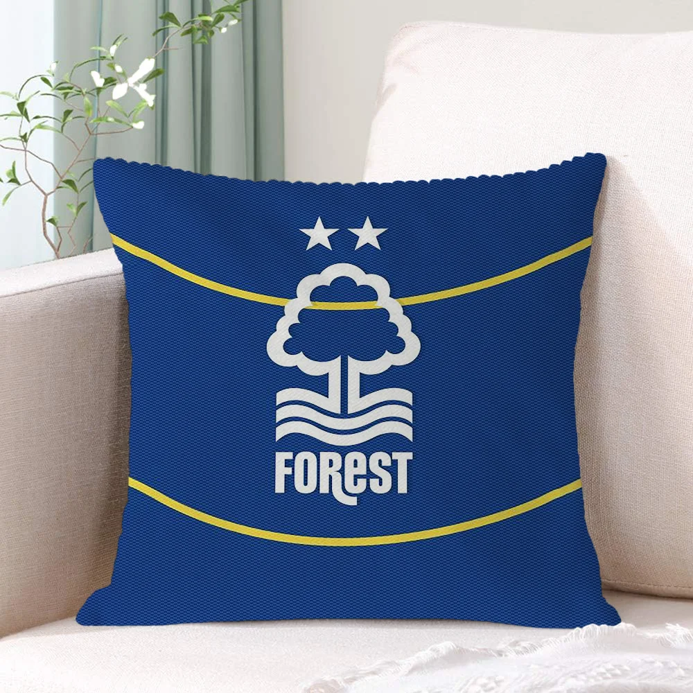 N-Nottingham Forest F.CS Ornamental Pillows Cover Football High Quality Luxury Cushion Cover for Pillow Living Room Decoration