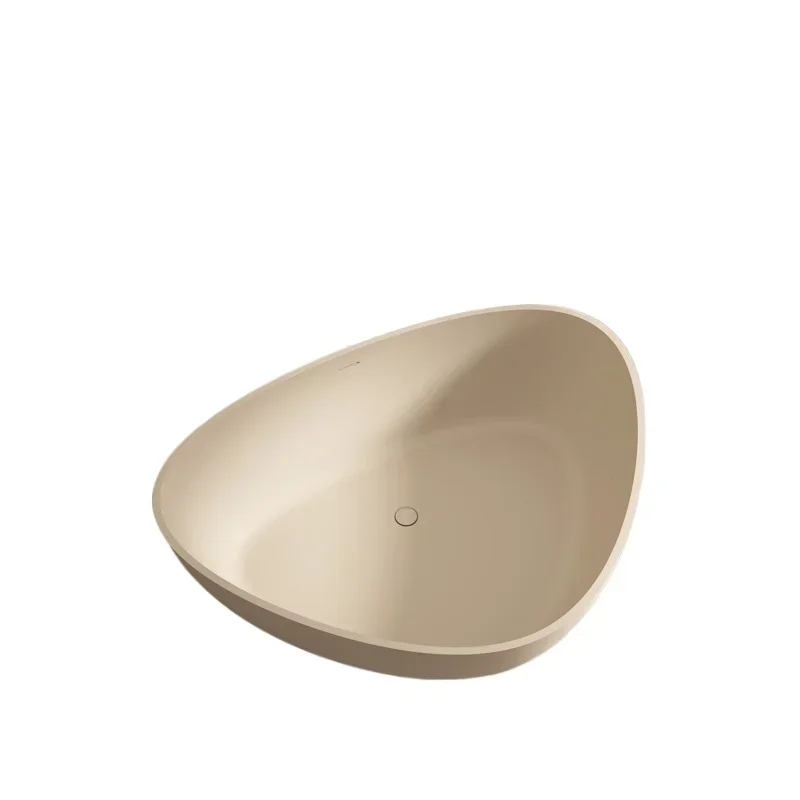Artificial stone freestanding Qimei stone bathtub Home Internet celebrity hotel Couple double