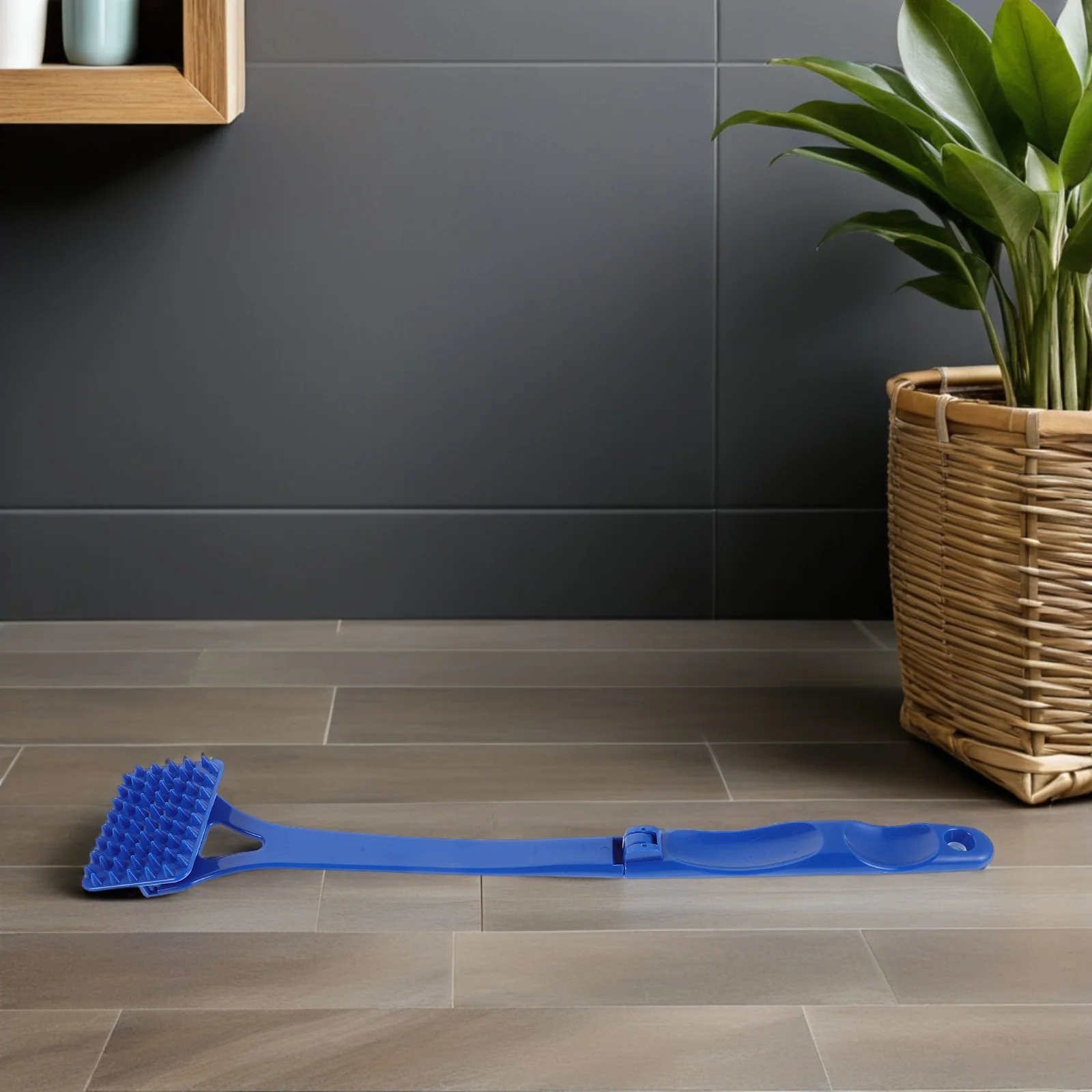 Faltbarer Rückenkratzer mit langem Griff, Kunststoff, leicht, Reisekratzer für Erwachsene, Rückenkratzer und Massagegerät für Juckreiz