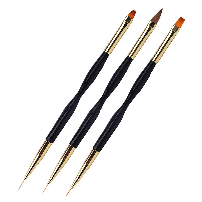 Hai Đầu Siêu Đẹp Móng Tay Nghệ Thuật Lót Chổi Mỏng Đường Nét, Chi Tiết, Mỹ Vẽ, acrylic Dán Móng Bút 7/ 9 /11Mm