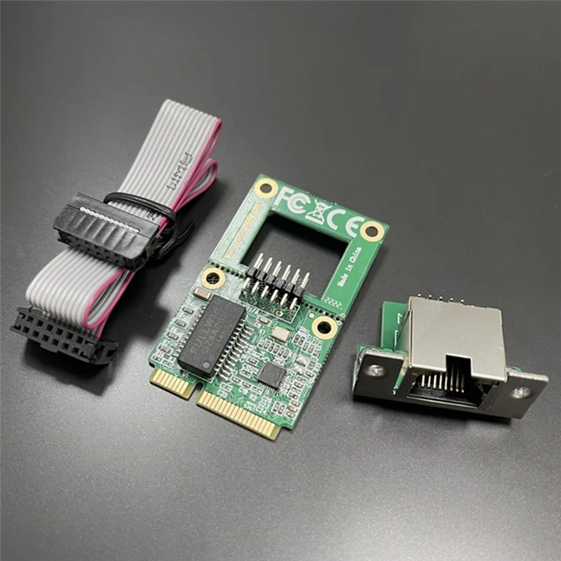 Neuer Mini PCI-E Netzwerkkarte 1000 Mbit/s Gigabit Ethernet NIC Adapter