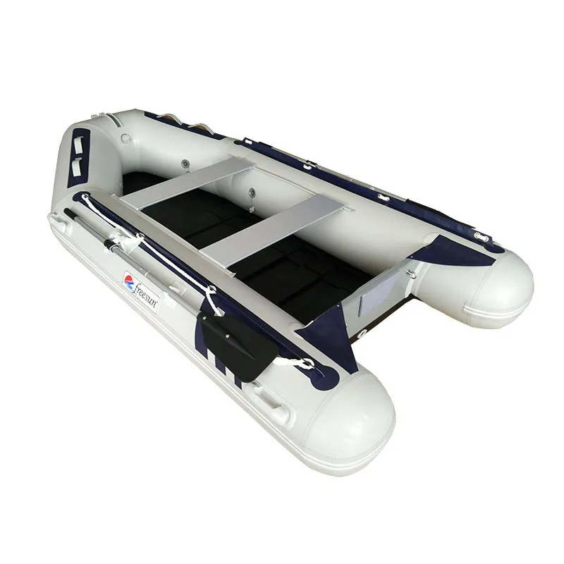 Foldable Portable Inflatable PVC Rubber Boat Wear Resistant Drifting Fishing Vessel For Lake River Outdoor Water Sports