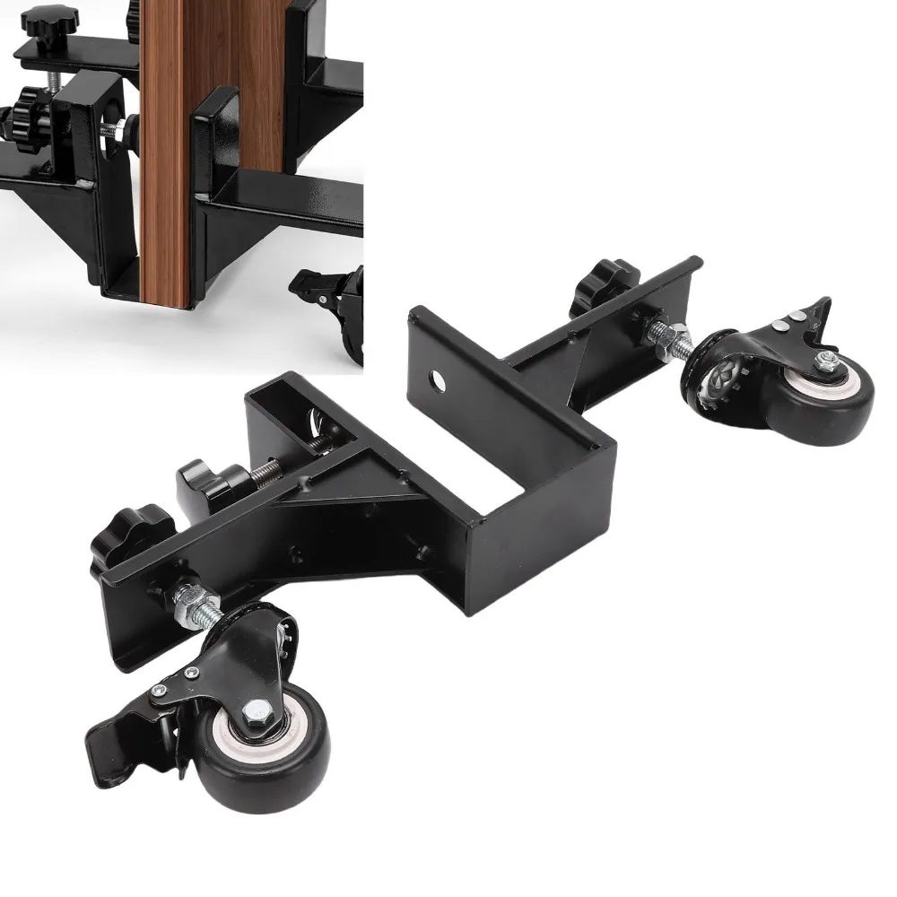 Stable Steel Panel Moving Cart Thickened Adjustable Door Installation Dolly Door Lifter Tool Home