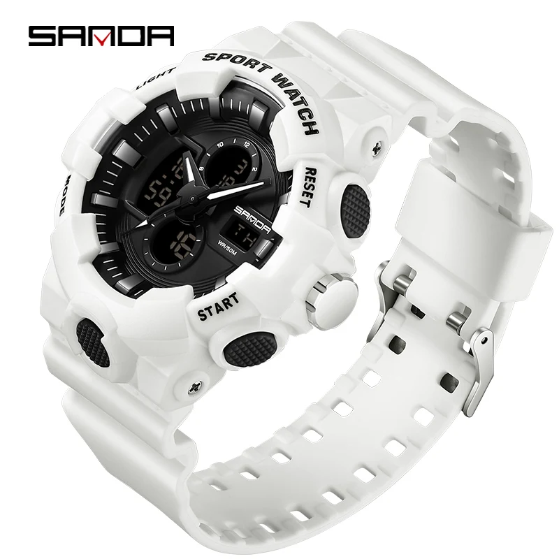 SANDA Brand G Style Men Digital Watch  Military Sports Watches Fashion Waterproof Electronic Wristwatch Mens 2022 Relogios