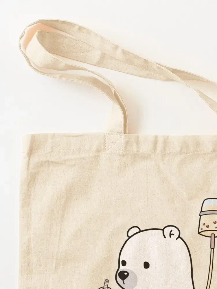 Bobaholic Bear Is Your Spirit Animal! Tote Bag foldable reusable bag tote bag men's Reusable bags tote university