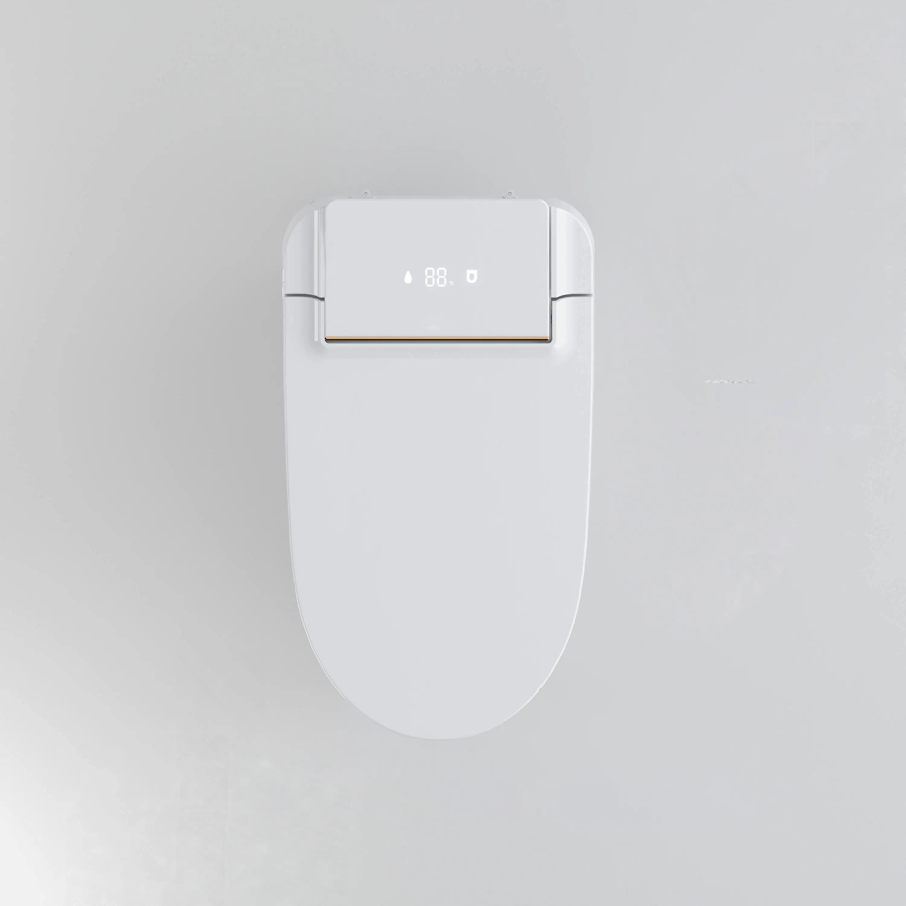 Ultra-Thin Intelligent Toilet-Radar Sensor Auto Flush Dual-Flush Heated Seat Remote Control P-trap Rear Washing Factory Direct