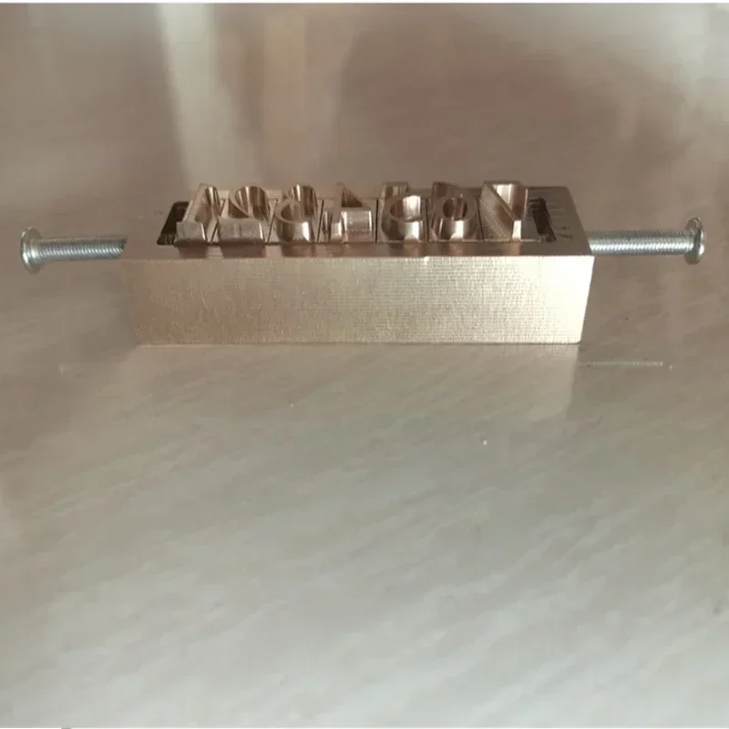 قالب حديد مخصص للطوابع النحاسية الساخنة بنفسك، قالب تسخين شخصي على الخشب والجلد هدية الدوري DIY #2