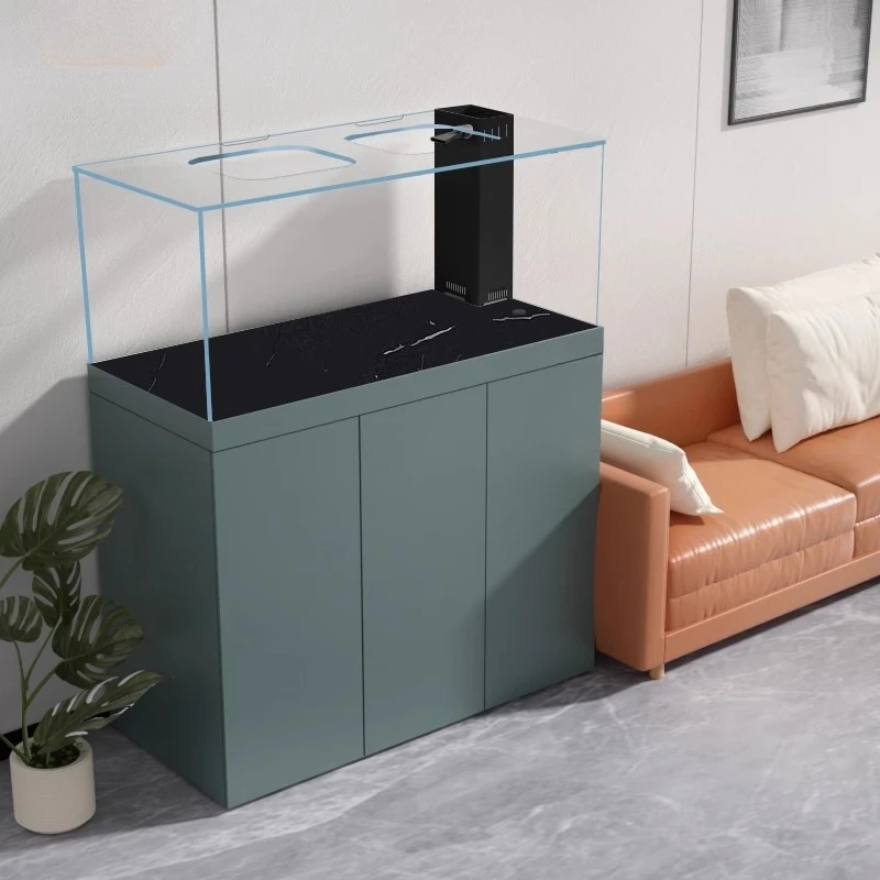 Aquarium bottom filter living room landscaping ultra-white integrated tensile bottom filter High Quality