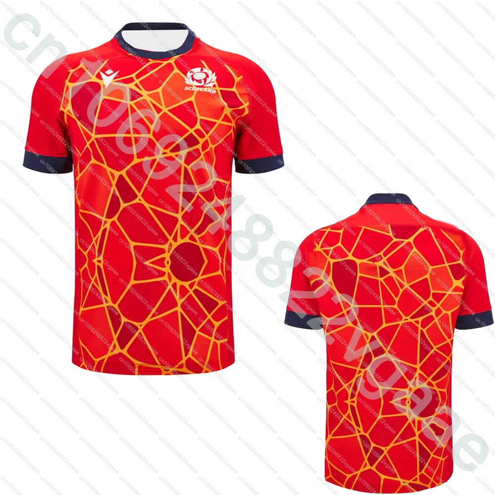 

Rugby Jersey Clothes Player Men Kids T Shirt Team Tee Teenager Home Breathable Sportswear 2025 Scotland Mens Training Top New