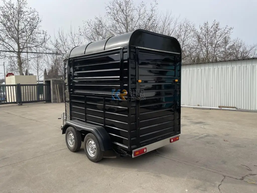 Remorque alimentaire de cuisine mobile, standard UE, meilleure vente, rue, camions alimentaires, 2 roues