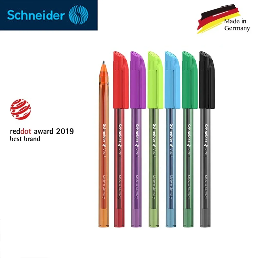 1pcs Germany Schneider Ballpoint Pen Vizz Series Waterproof Students Office Gel Pen School Supplies Stationery Back To School