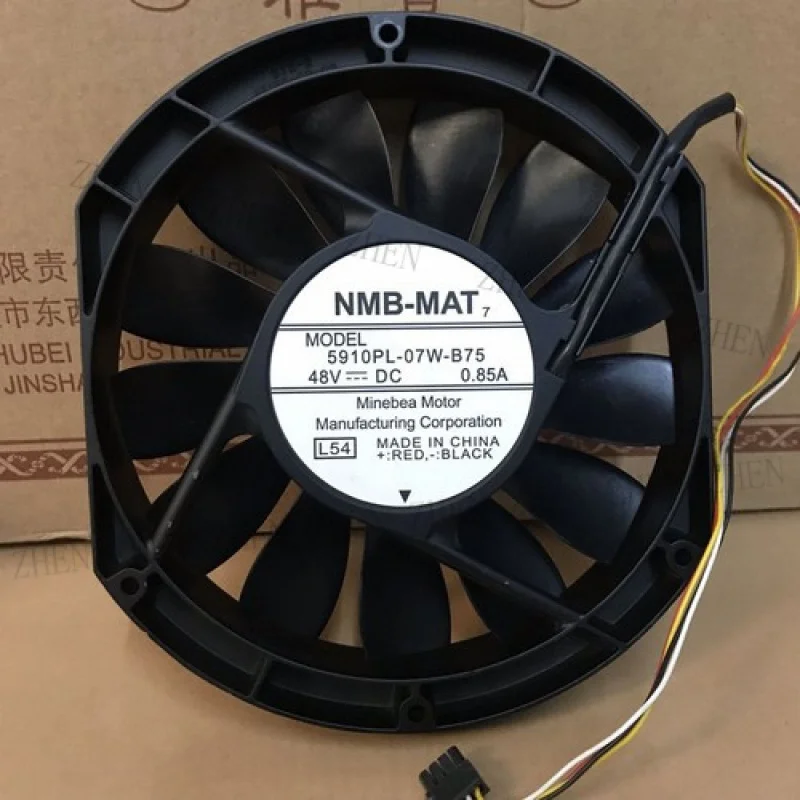 

Y 1 шт. новый для NMB 5910PL-07W-B75 DC 48 В 0,85 А вентилятор охлаждения шкафа # QW.