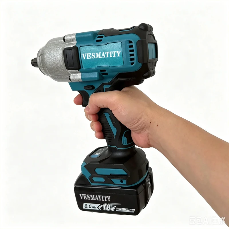 18V Brushless Impact Wrench 1050Nm Max Torque 1/2