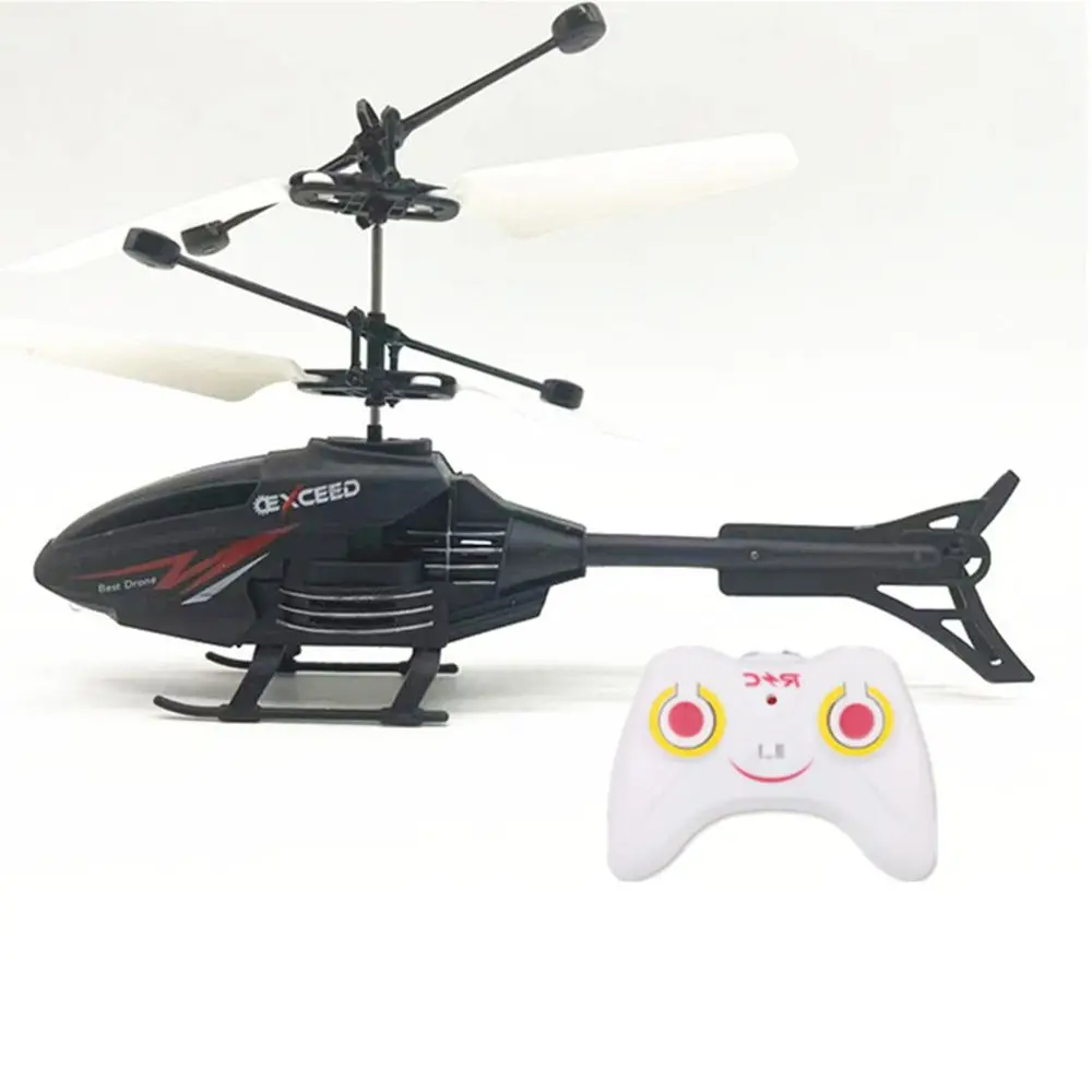 Boys Gift USB Charging Rechargeable Remote Control Plane Flying Helicopter Toy Drone RC Helicopters