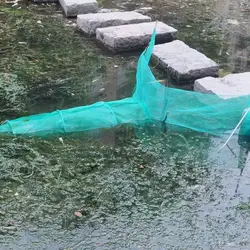 Foldable Automatic Gillnet Fishing Net Crab Fish Lobster Shrimp Minnow Fishing Bait Landing Net Catch Fishing Network Trap Lure