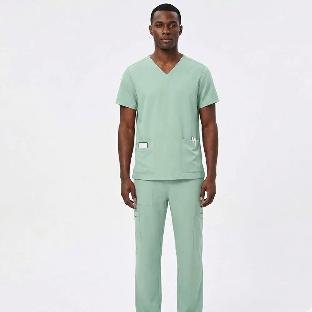 Unisex laboratoriumjassen (dames lange mouw / heren korte mouw) voor ziekenhuis- en studentenwerknemers/studenten