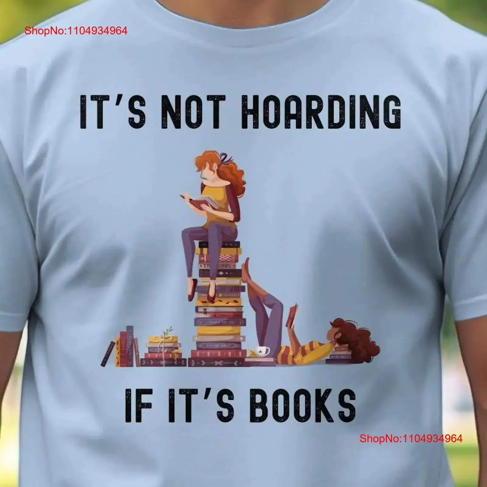 Book Lover T Shirt … - image