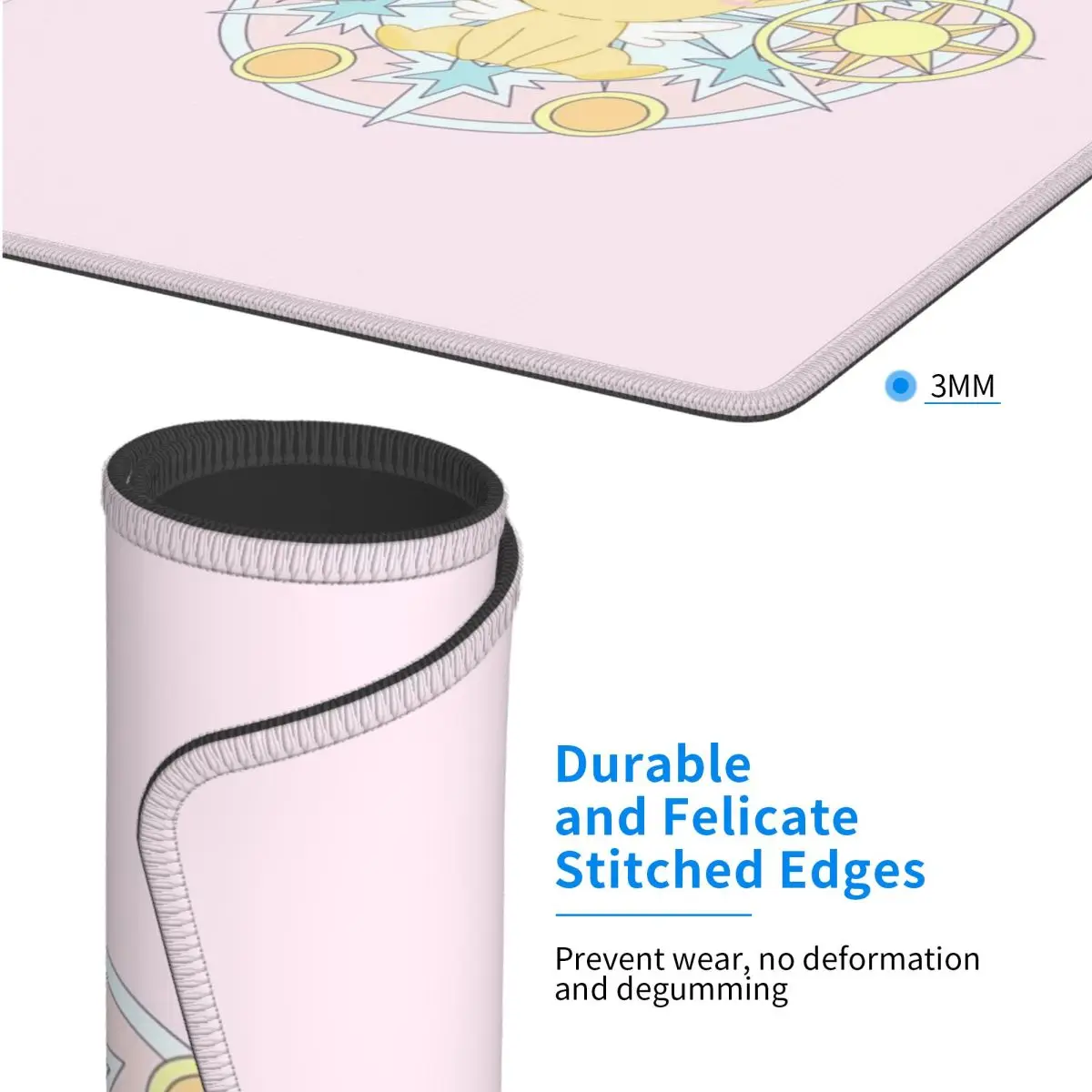 

Kero Sakura Card Captor Kawaii 7x9 in 22x18 cm Mouse Pad Computer Keyboard Mouse Mat Gamer PC Laptop Desk Mat Table Mats