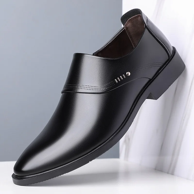Luxury Men's Leather Shoes Classics Business Casual Shoe Dress Designer Loafers for Men Formal Dress Shoes Oxfords Office Shoes