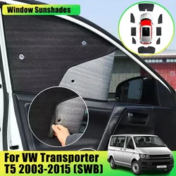 Sunshades Coverage For Volkswagen VW Transporter Caravelle Multivan Doubleback T5 SWB 2003~2015 Sunscreen Window Sunshade Covers