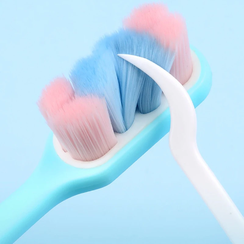 Brosse à dents griffe de chat de dessin animé pour couple adulte, poils extra doux, ensemble familial, 1 pièce, 2 pièces