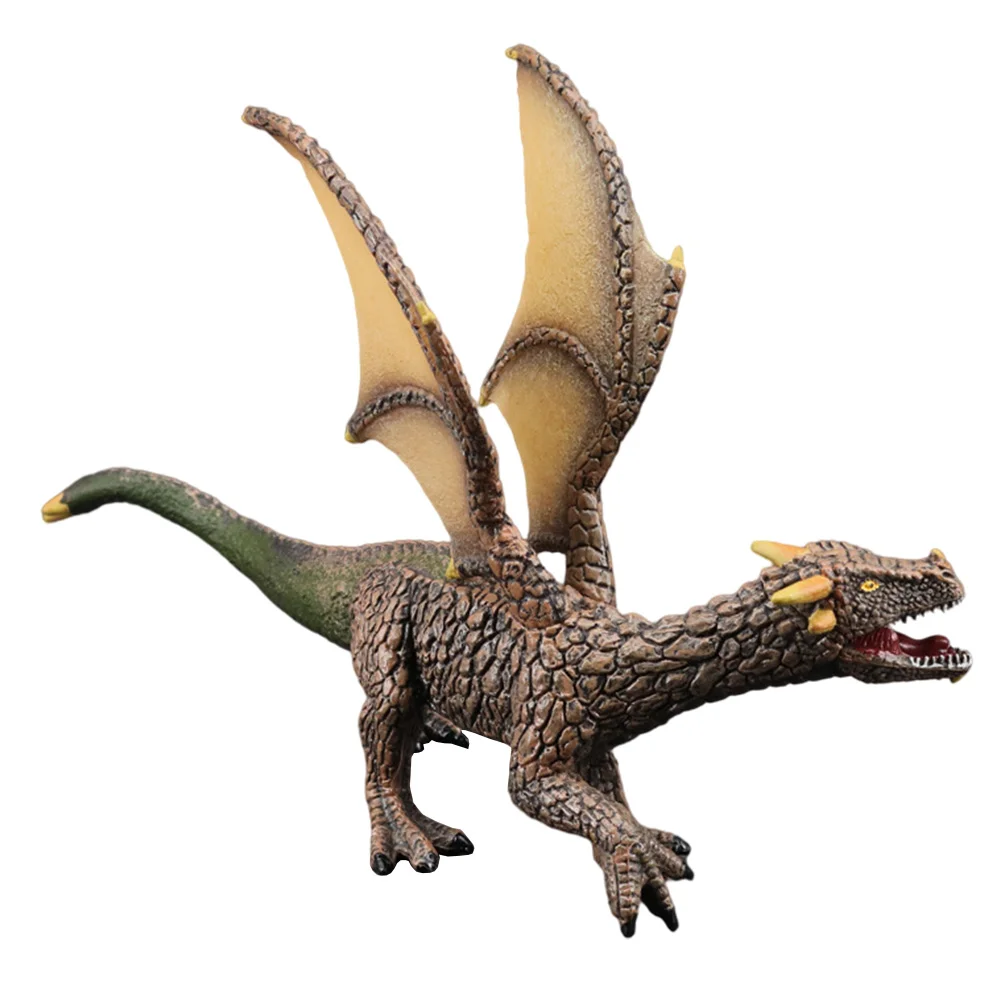 Earth Dragon Flying Model Toddlers Childrens Lifelike Dinosaur Kids Household