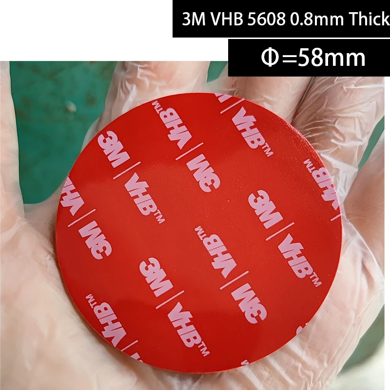 

10pcs Round dia= 58mm Grey Round 3M VHB 5608 Acrylic Foam Double Sided Adhesive Tape Circle Sticker 0.8mm thickness