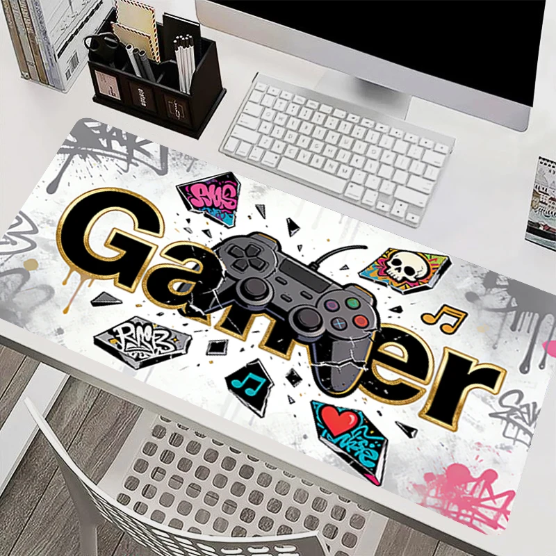 Mouse Pad E-sports Players Mousepad game controller Large Desk Mat Gamer Rubber Keyboard Pad 90x40cm Office Computer Mouse Mat