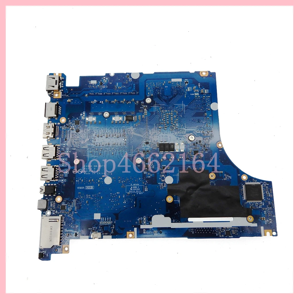 EG530 NM-B671 With i7-8750H CPU GTX1050-V4G GPU Notebook Mainboard For Lenovo 330-15ICH 330-17ICH Laptop Motherboard