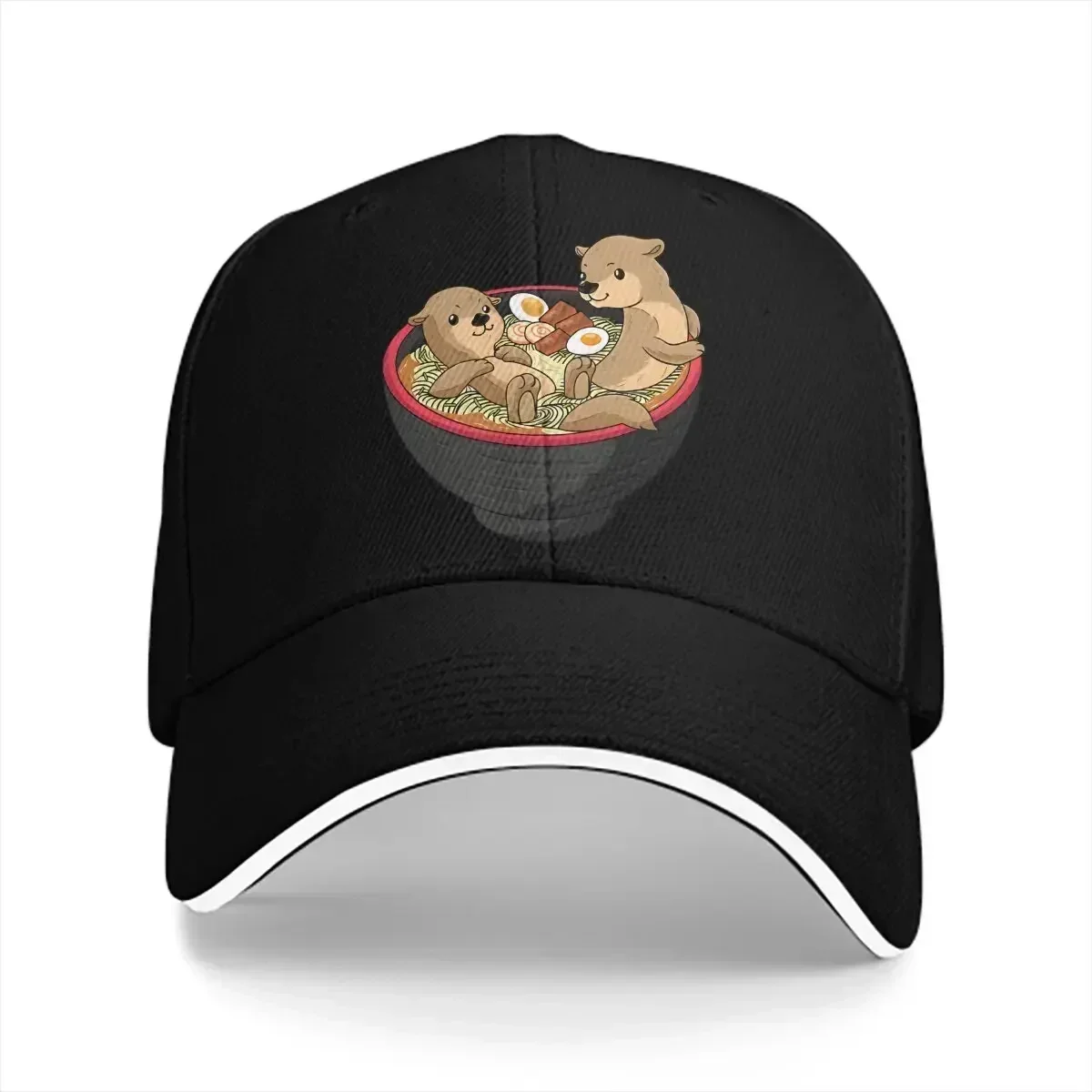 

Многоцветная шляпа Otter, фуражка Kawaii Otter, персонализированные всесезонные дорожные регулируемые защитные шапки с козырьком