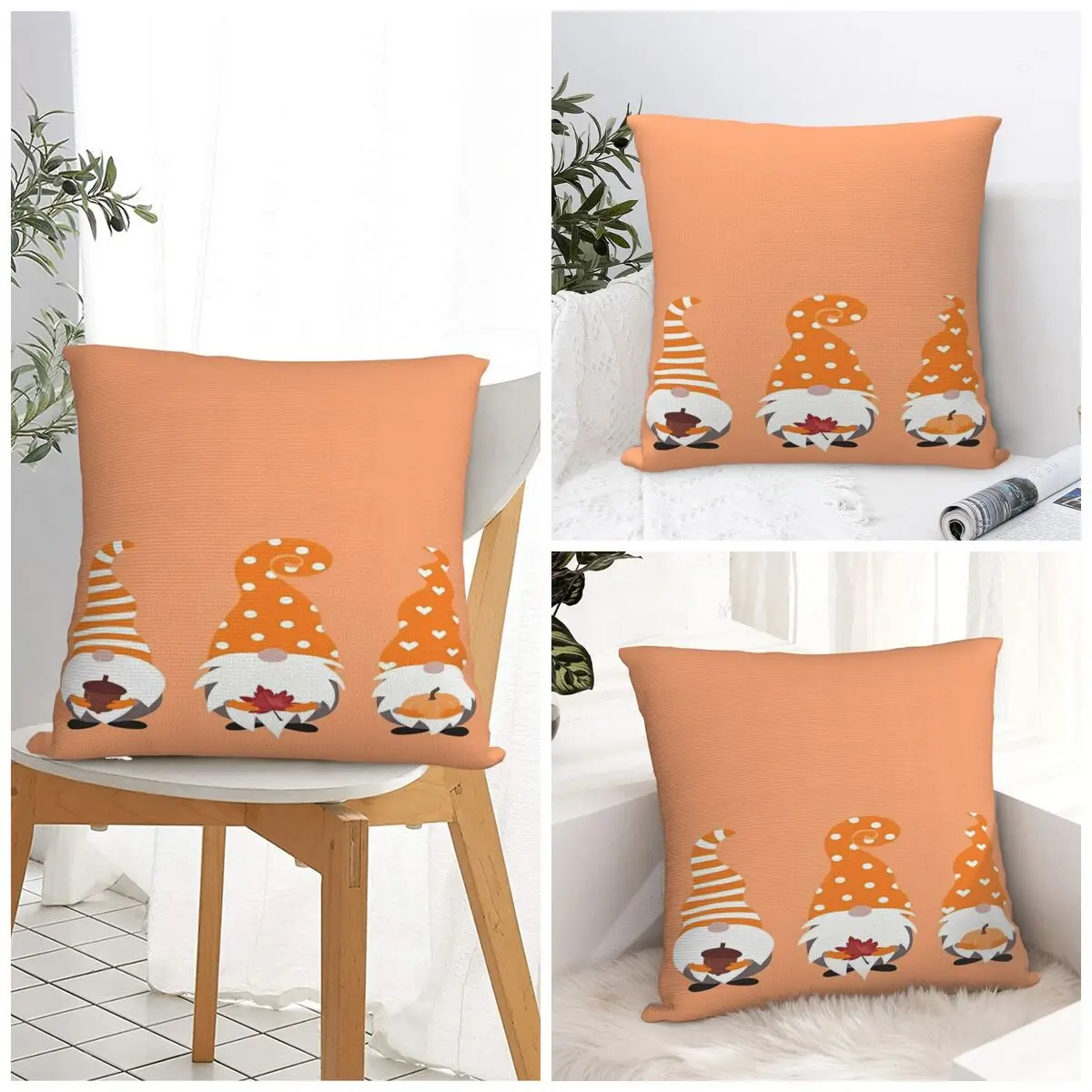 Thanksgiving Day Dwarf Pillow Case Cushion Cover Soft Pattern Pillow Cover Novelty Pillowcases For Wedding Party Home Decor