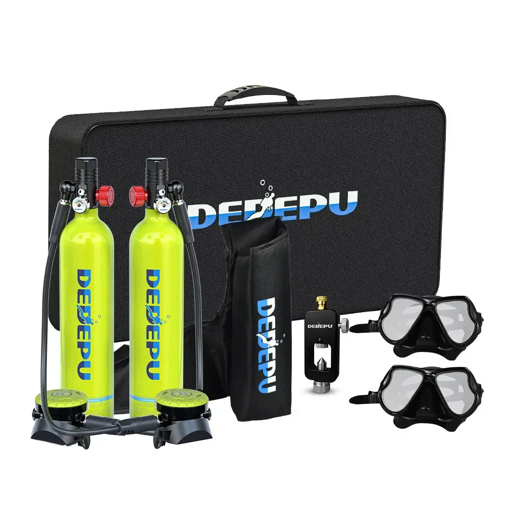 Wholesale Dedepu Brand 1L Aluminium Breathing Air Cylinders Diving Mini Portable Air Tank Scuba