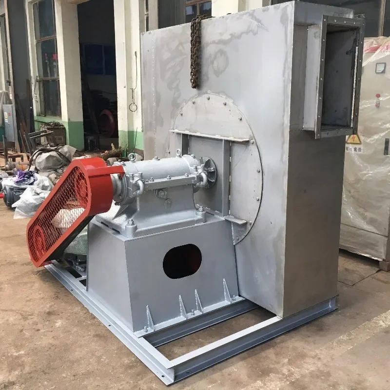 Industrial High Temperature Stainless Steel Centrifugal Ventilation Fan DC Aluminum Blade and Bearing Motor
