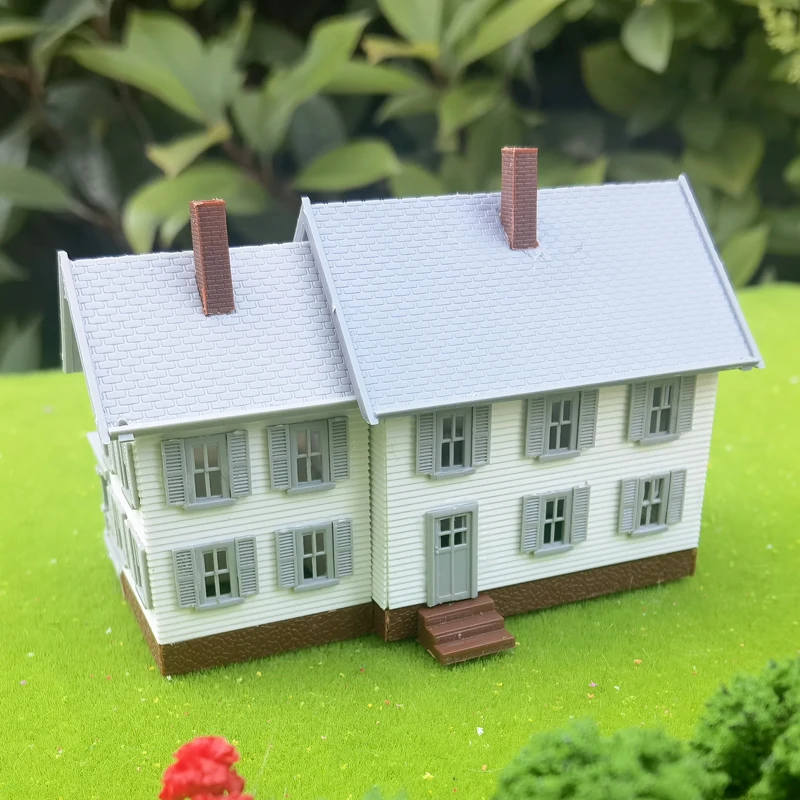 1/160 N scale European-style house residential model house building scale kit model train Railway layout