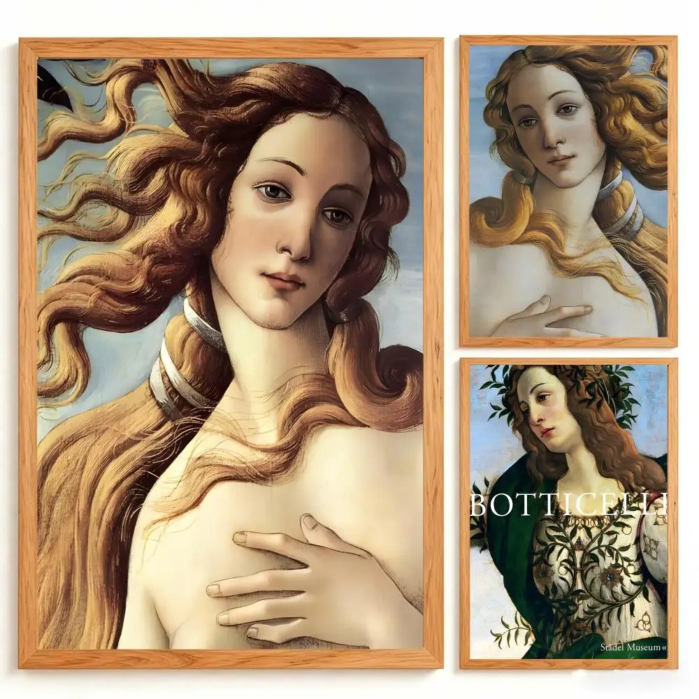 Art Sandro Botticelli Art Poster Wall Art Poster Prints Home Wall Decor Gift for Living Room, Bedroom Bar & Parlor