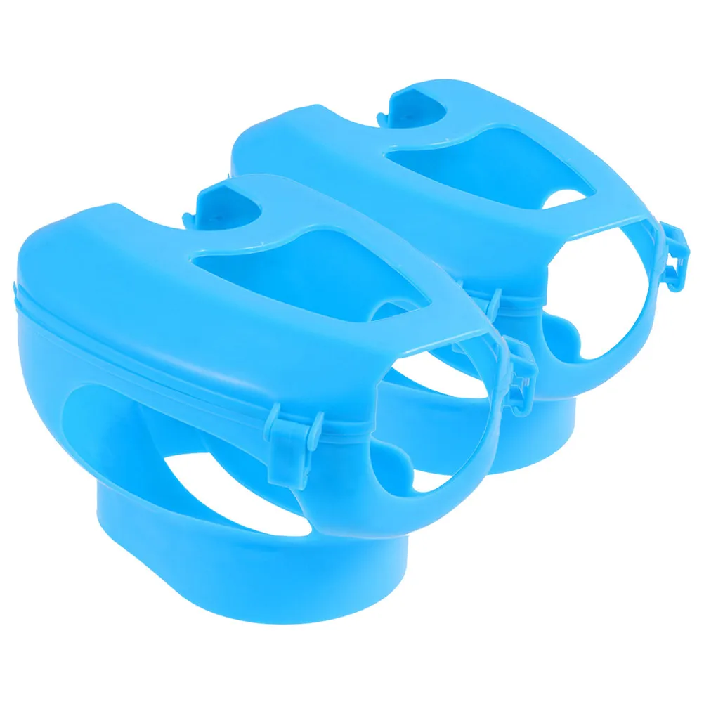 2Pcs Pigeon Holder Fixed Frame Plastic Injection Stand Bird Feeding Holder Racing Supplies Pigeon Fixed Mount Bird Supplies