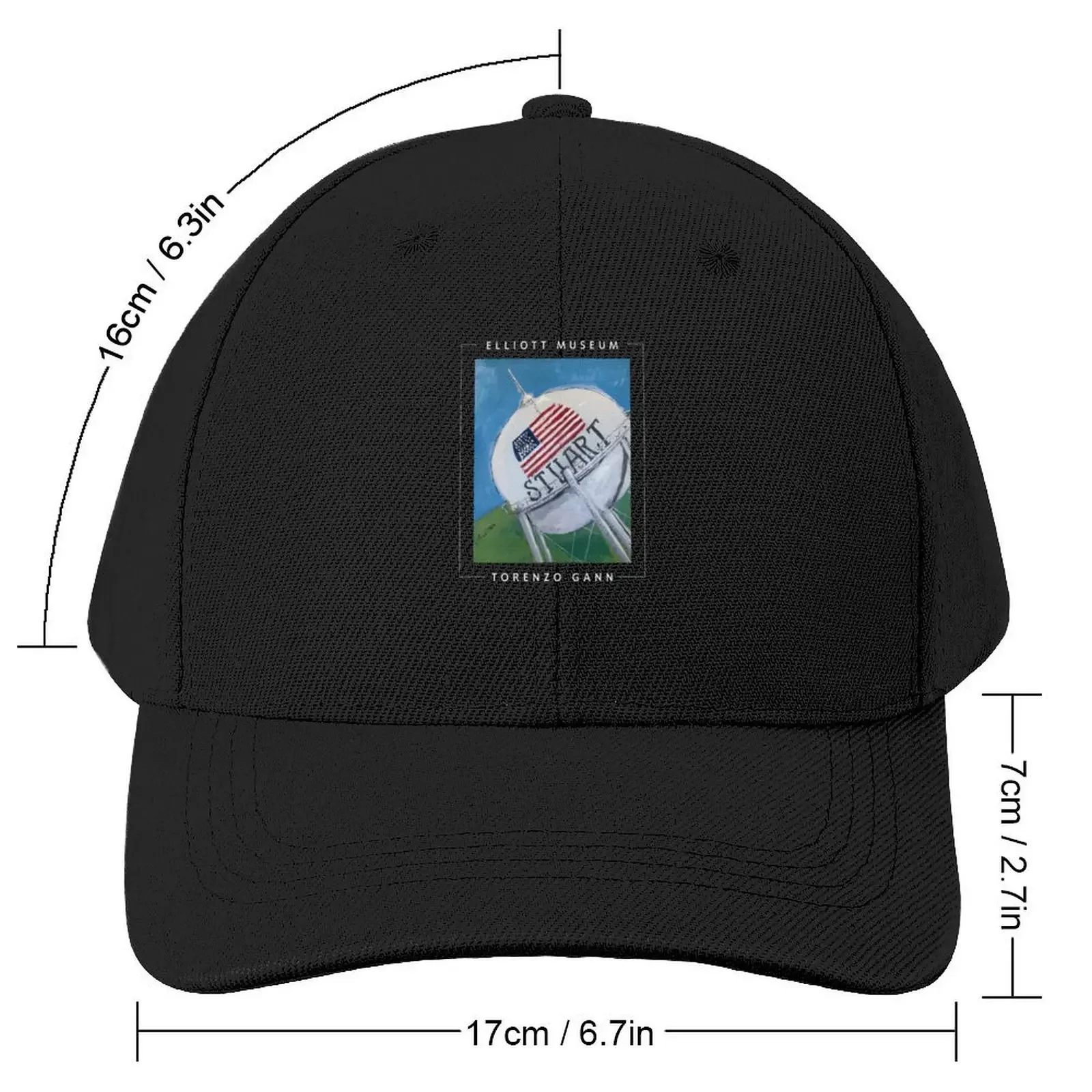 Elliott Museum and the iconic Stuart Water Tower Baseball Cap Military Cap Man Custom Cap Kids Hat funny hat Women Hats Men's