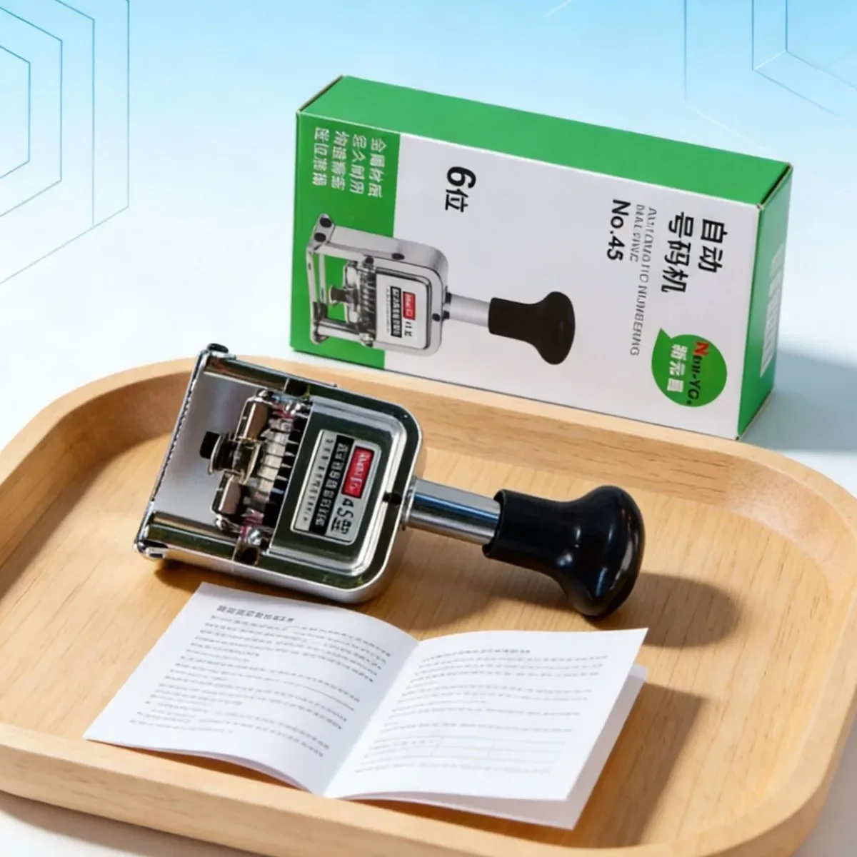 Number Machine 6 Position Automatic Numbering Machine Into The Number Coding Page Chapter Marking Machine Digital Stamp Office