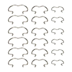 18Pcs 800-801 Kit assortimento di Clip per connettori rapidi 6-3/8 ''6-1/2'' 6-5/8 ''morsetto per Clip di fissaggio della linea di raffreddamento della trasmissione di 3 dimensioni