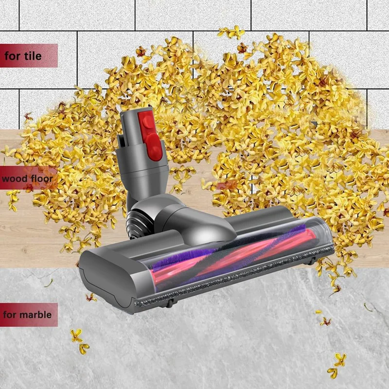 Mocowanie podłogi z twardego drewna do odkurzaczy Dyson V7 V8 V10 V11 V15 Miękka rolka Głowica szczotki Części zamienne
