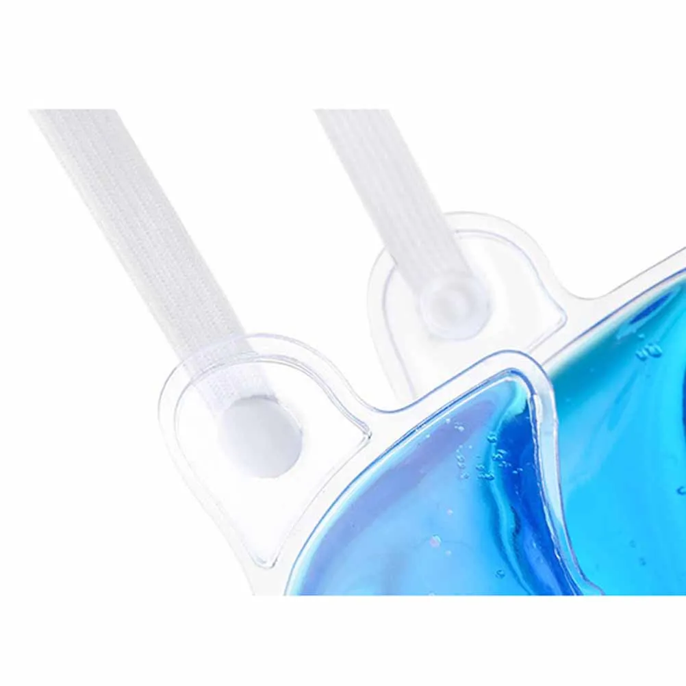 قطعتان من قناع العين الجليدي للتبريد لتخفيف النوم والهالات السوداء والانتفاخات المريحة والاسترخاء والعين المهدئ