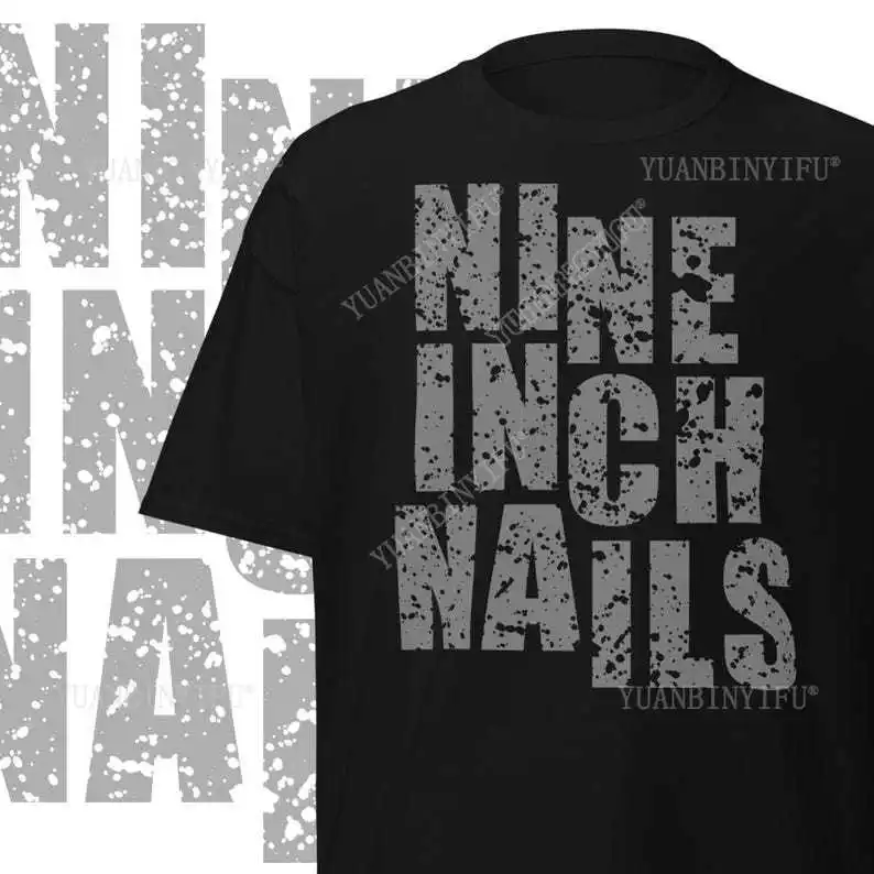 

Nu Metal Band T-Shirt Industrial Rock Clothing cotton Vintage round neck Hip Hop Men Women Streetwear Tees Short Sleeve