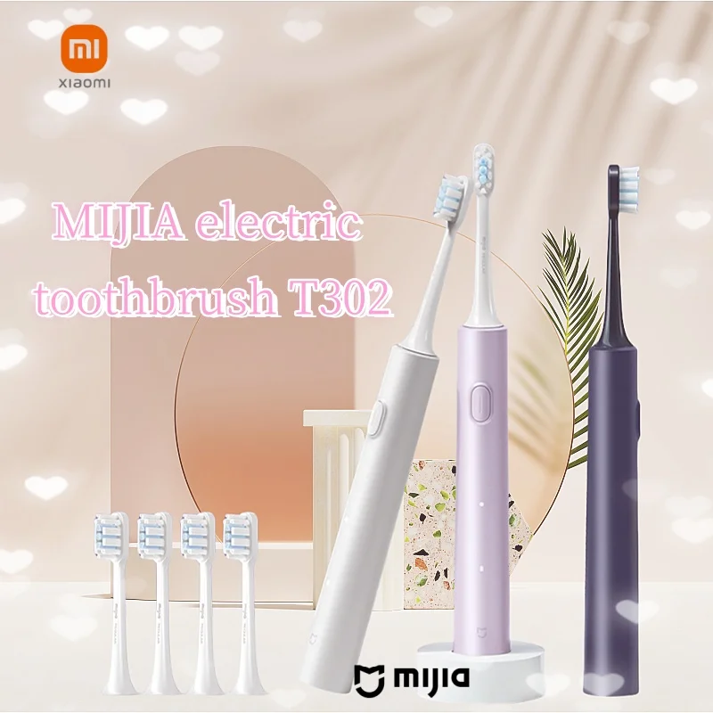 

XIAOMI MIJIA T302 Electric Sonic Toothbrush USB Charge Rechargeable For Adult Waterproof Electronic Whitening Teeth Tooth Brush