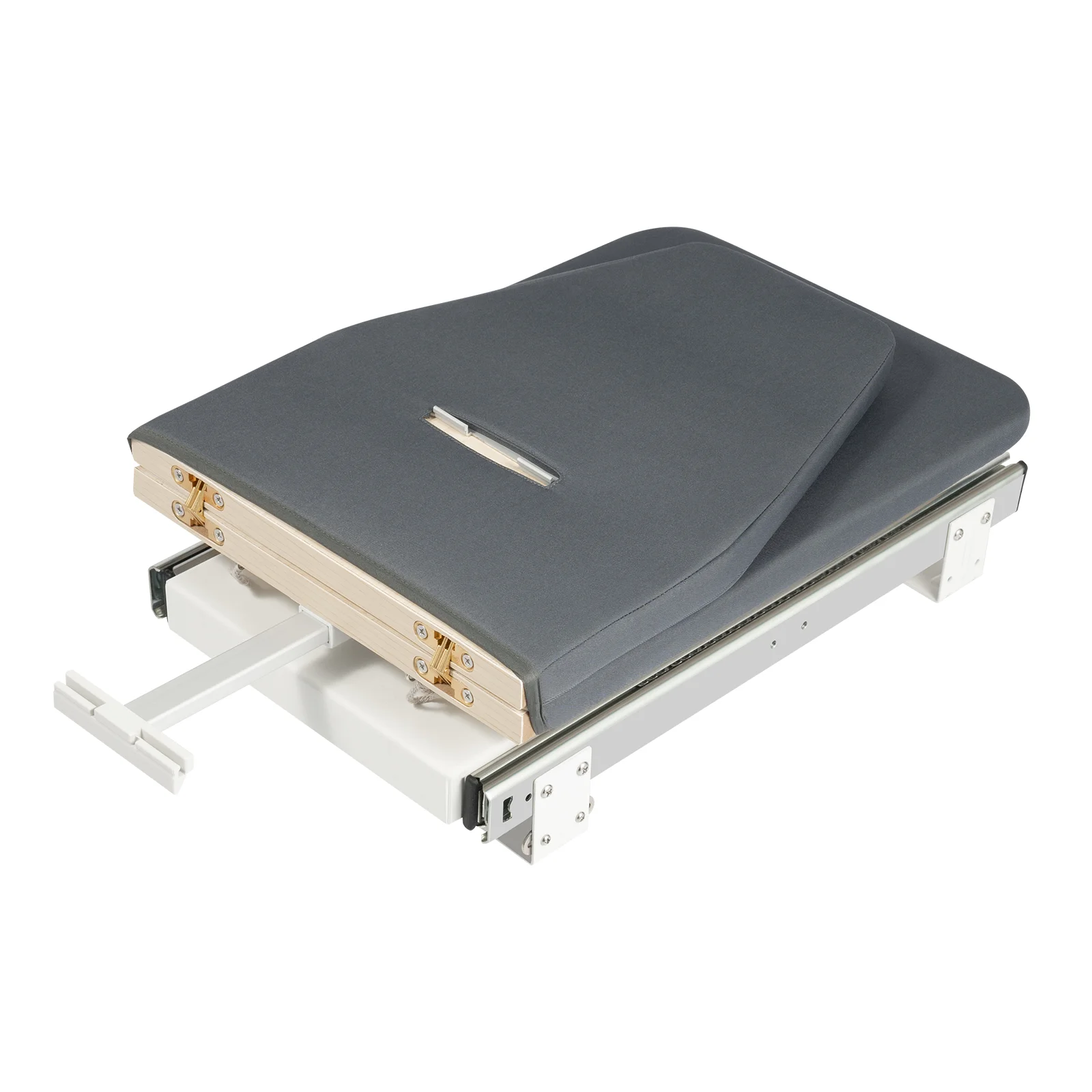 Tabla de Planchar Plegable 180 °   Tabla de Planchar Extraíble Giratoria para Montar en Gabinete, con Capacidad de Carga de 99.2 lb, Fabricada en MDF y Acero Inoxidable, Silenciosa