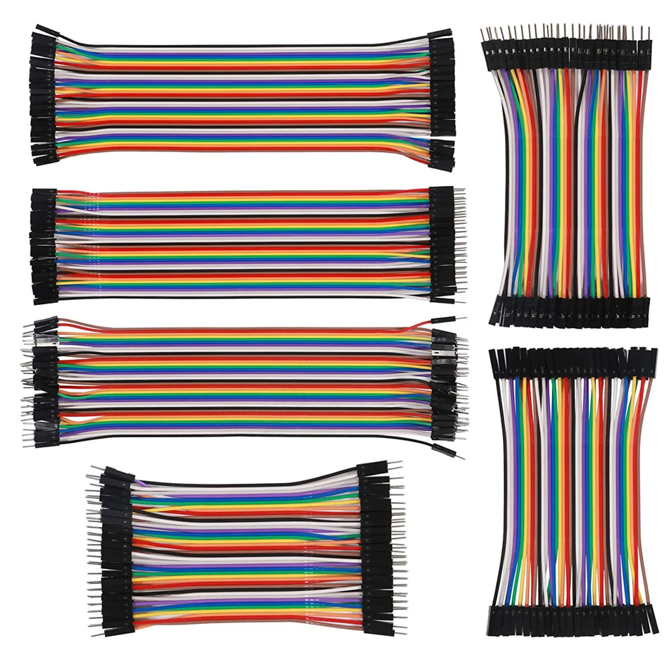 Jumper Wire Solderless Breadboard 10/20CM Jumper Wire Solderless Breadboard Jumper Wires MโF Male - Male F-F for Arduino