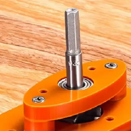 

Hinge Drilling Guide Punch Locator With Clamp Woodworking Hinge Clamp Punch Positioning Guide Tool Accessories