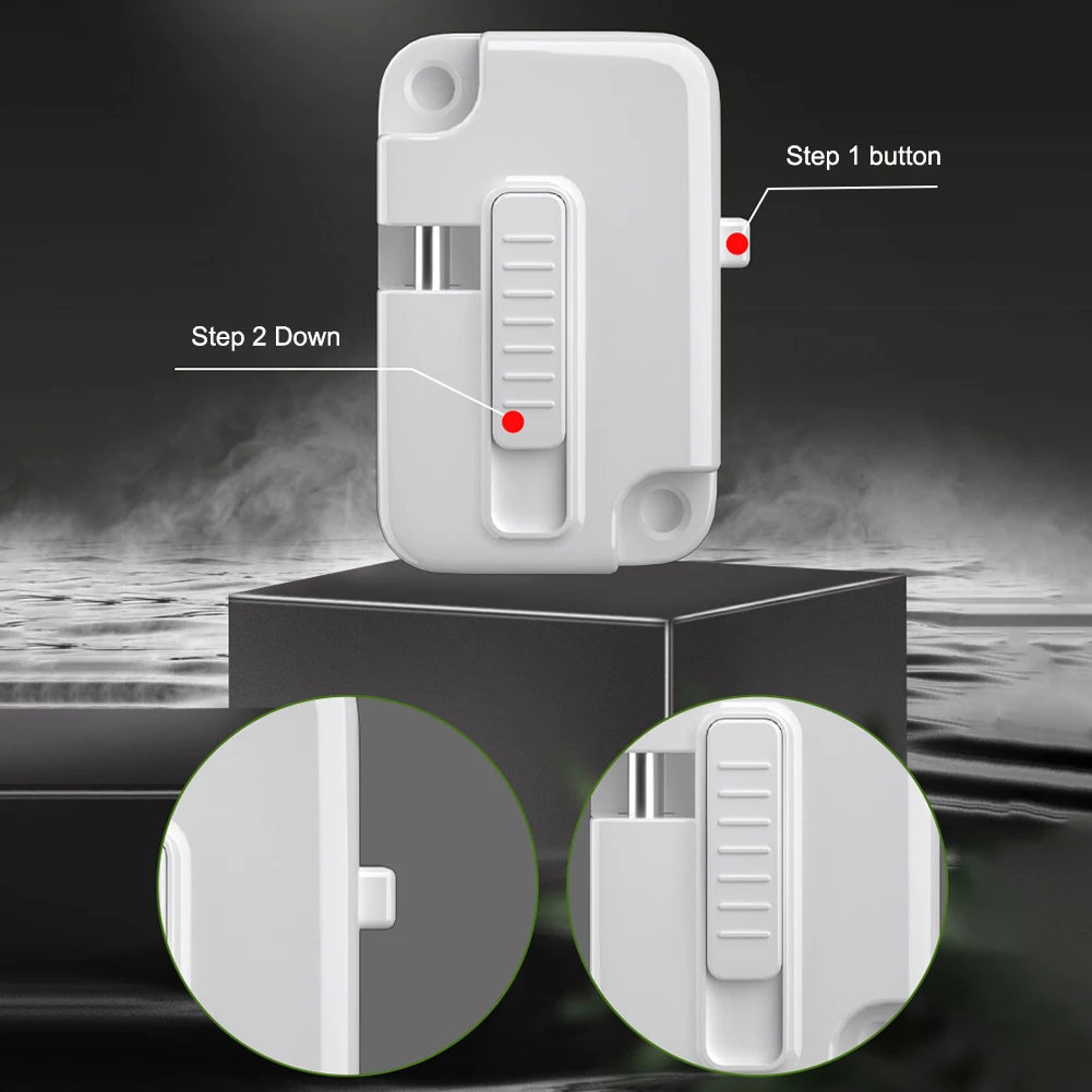 1-3Pcs Window Security Locks Self Adhesive Window Frame Safety Chain Lock No Drilling Adjustable for UPVC Wooden Sliding Window