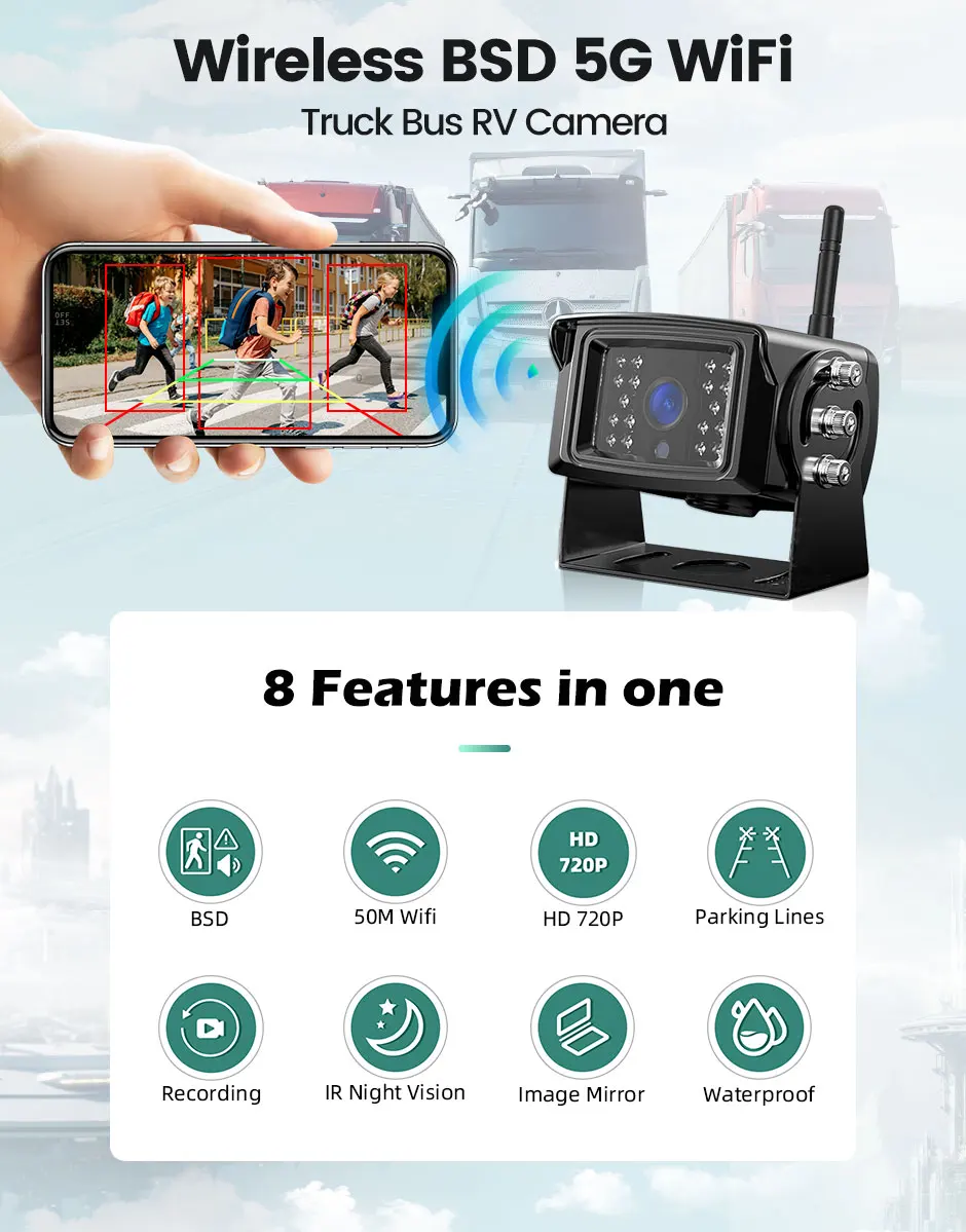 vehicle backup camera detail