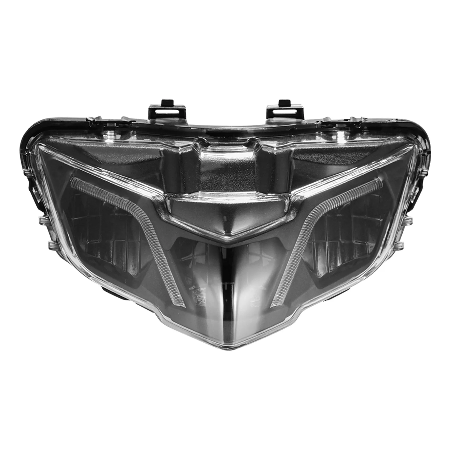 Motorcycle Headlight LED 12V 24W Daytime Running Head Light Fairing Head Mask Cover Dirt Bikes for Yamaha Y15ZR V2